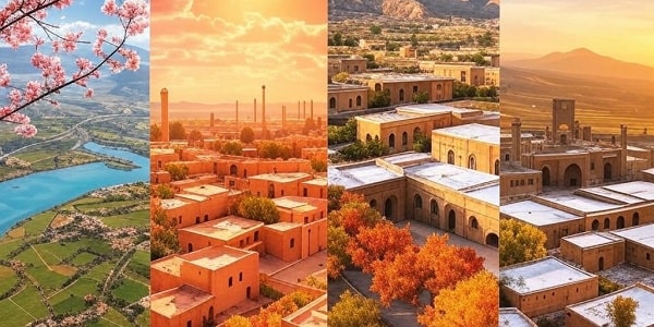 Temperatures in Iran