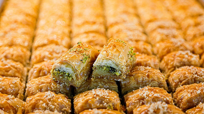 Persian sweets showcase