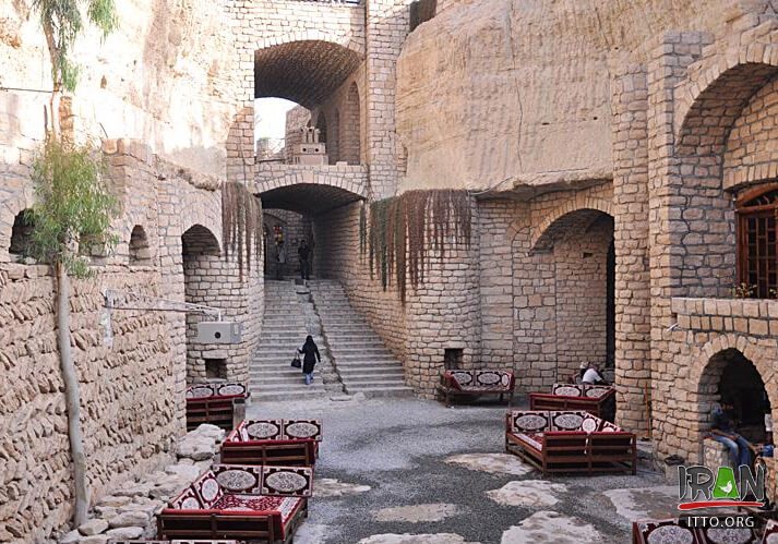 Tunnels in Nushabad underground city